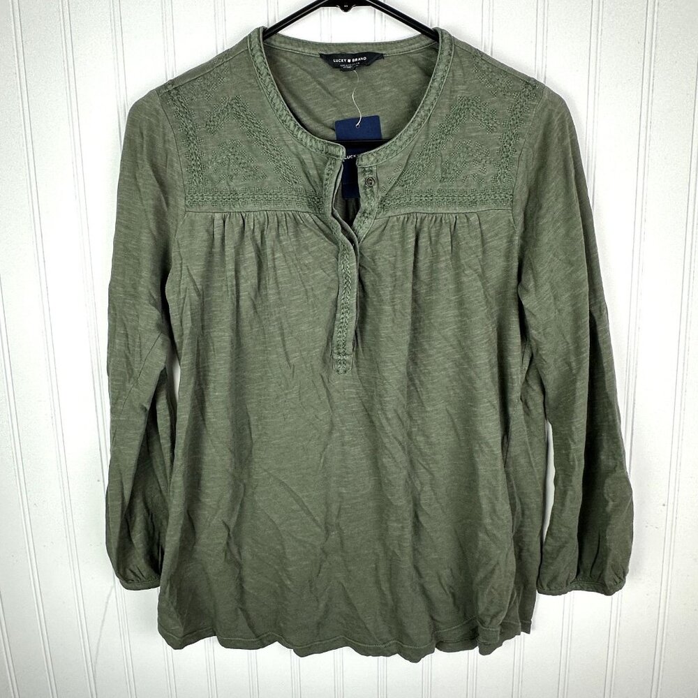 Lucky Brand Blouse Long sleeve‎ Size Medum NWT